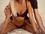CamCouple, Hot skinny blonde finally got a male part to perform shows with! I like to tease a guy first with my hand, giving a nice handjob. Then adding my mouth, tease the cock with my tongue and suck on it deep to make sure it gets hard enough to enter my pussy to stimulate my G spot:)
